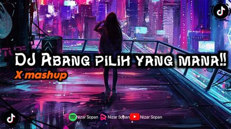 Dj Abang Pilih Yang Mana X Mashup Viral Tik Tok Nizar Sopan Youtube