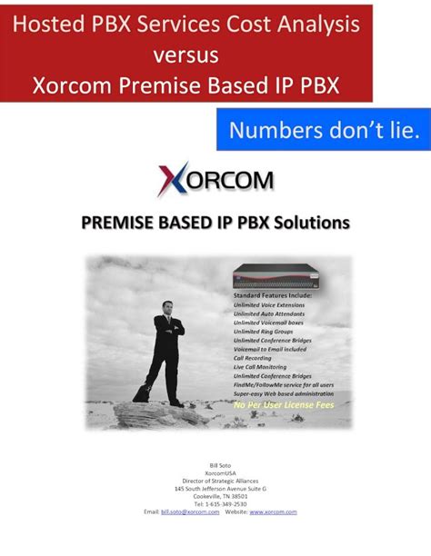 PDF Hosted PBX Services Cost Analysis Versus Xorcom Hosted PBX