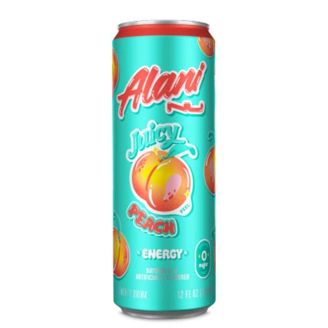 Alani NU Juicy Peach Energy Drink Can 12 Fl Oz Fred Meyer