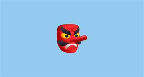 👺 Demonio Japonés Tengu Emoji On Joypixels 70