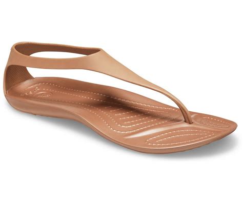 Crocs Sexi Flip Bronze Womens Sandals Cathyandmarka