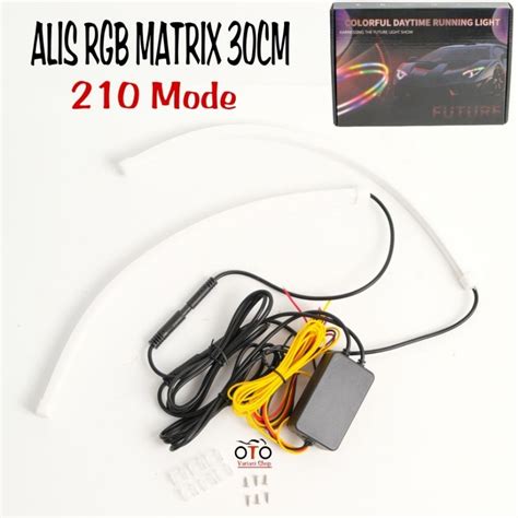 Jual LAMPU LED DRL ALIS RGB MATRIX WELCOME LIGHT 30CM 60CM SELANG