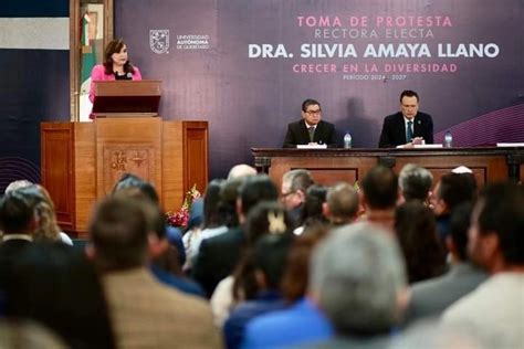 La Jornada Silvia Lorena Amaya Asume Rector A De La Uaq