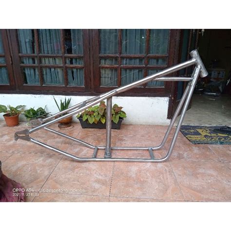 jual frame chopper rangka custom motor model chopper shopee indonesia