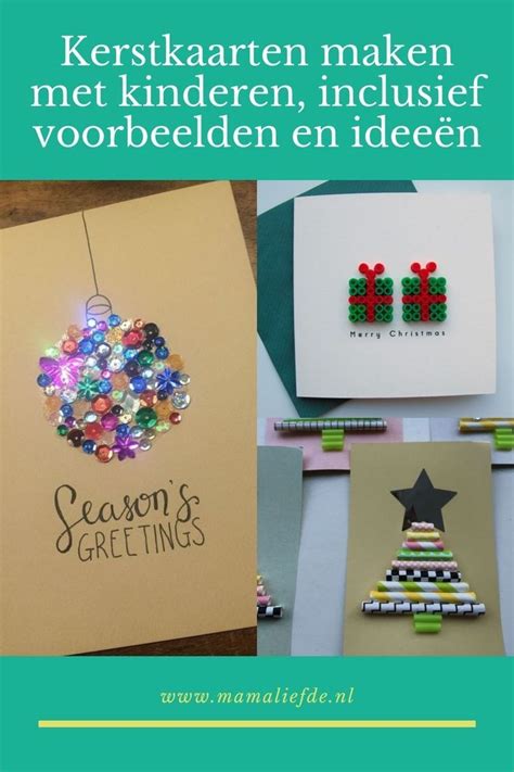 Kerstkaarten Zelf Maken Originele Voorbeelden Knutselen Met