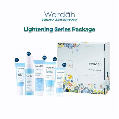 Wardah Lightening Series Package Travel Size Shopee Malaysia