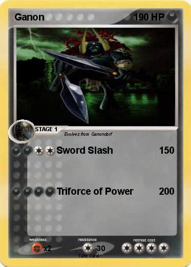 Pokémon Ganon 259 259 Sword Slash My Pokemon Card