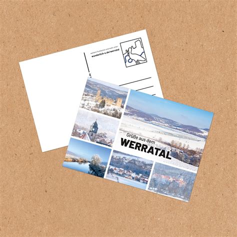 Postkarte Grüße Aus Dem Werratal Winterlich Ansichtskarten Werratal