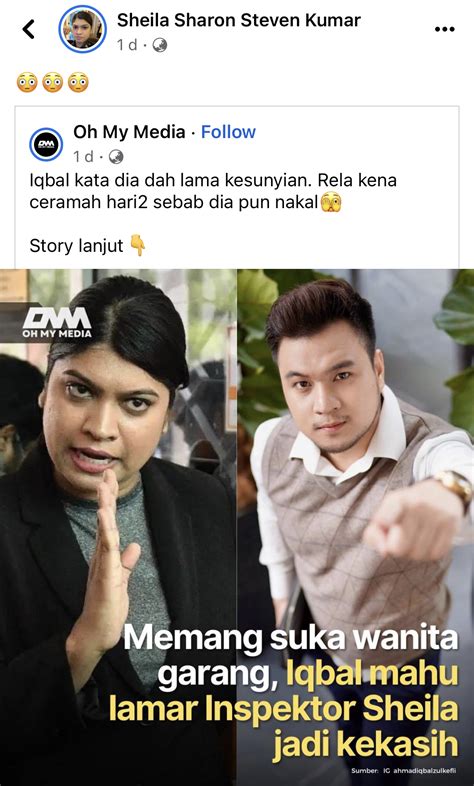 Inspektor Sheila Blushing Iqbal Tak Sorok Hasrat Mahu Jadi Peneman Hidup