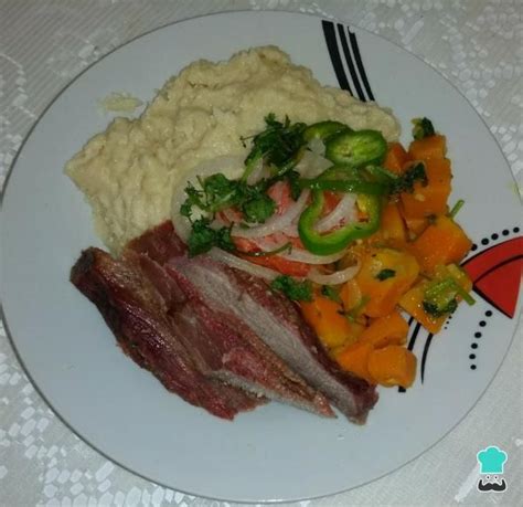 Receita De Pir O De Leite Carne De Sol Passo Steak Chicken