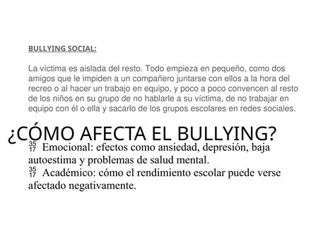 Charla Que Es El Bullying 3ro De Primaria Ppt