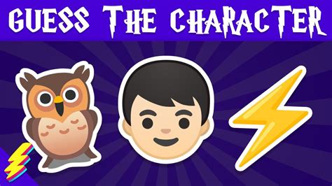 Guess The Harry Potter Character By Emoji Harry Potter Quiz YouTube