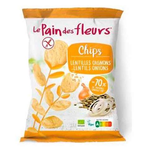 Le Pain Des Fleurs Chips De Lentejas Con Cebolla Gr Bio Sg Vegan