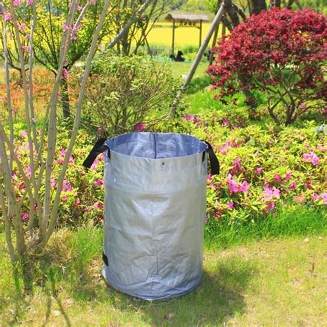 Grands Sacs D Chets De Jardin Tanches Avec Poign Es Sac Feuilles