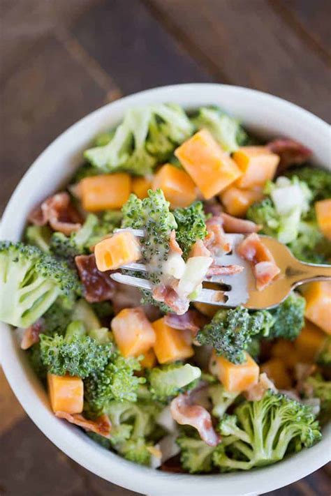 Broccoli Salad Recipe With Bacon Appetizer Girl