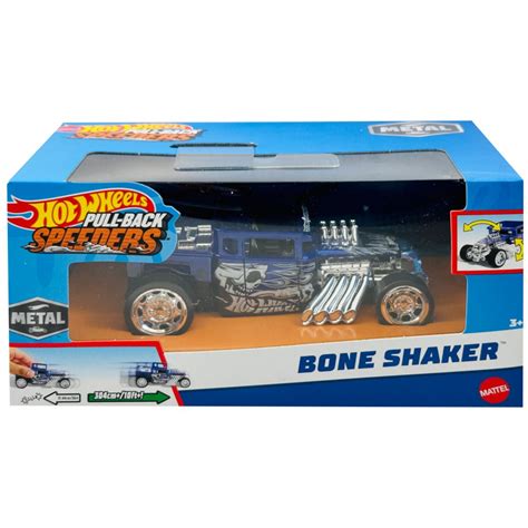 Hot Wheels Pull Back Speeders Bone Shaker kovinsko avtomobilček model 1