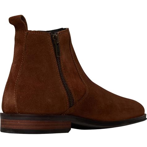 Buy Onfire Mens Suede Chelsea Boots Tobacco Brown