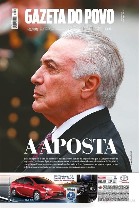 Capa Gazeta do Povo Edição Sábado 24 de Junho de 2017