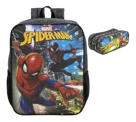 Mochila Mochila Xeryus Homem Aranha Kit Mochila Infantil Spiderman