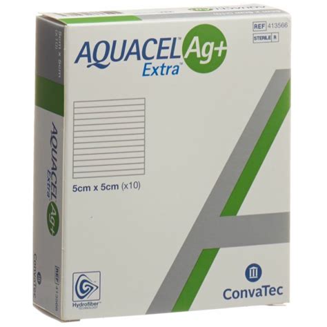 ConvaTec AQUACEL Ag Extra Kompresse 5x5cm 10 Stk Kaufen Kanela