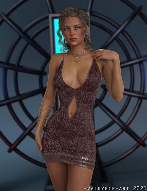 Instyle Dforce Seamless Slip Dress For Genesis 8 Females Render State