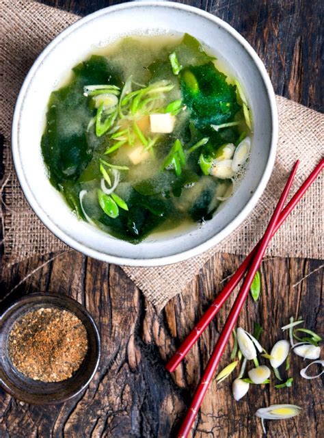 Wakame Miso Soup And Salad WILD GREENS SARDINES