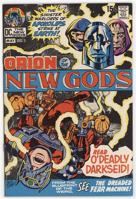 New Gods Dc Vf Jack Kirby Fourth World St Darkseid Cover Deep