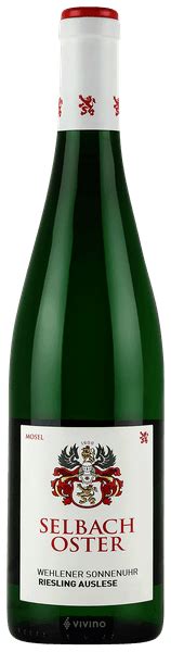 Selbach Oster Wehlener Sonnenuhr Riesling Auslese Vivino Us