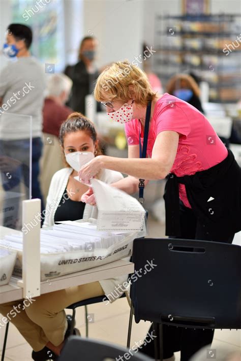 Northampton County Employees Open Sort Count Editorial Stock Photo