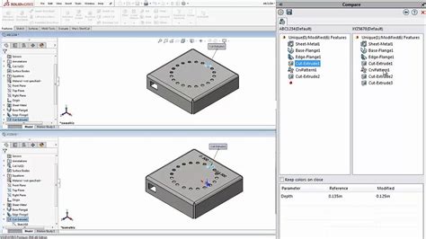 Vtt Using The Solidworks Comparison Tools Trimech Group