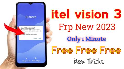 Itel Vision 3 S661L FRP Bypass Android 11 Google Account Unlock