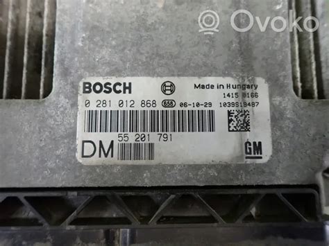 Opel Vectra C Engine Control Unit Module Ecu Rrr