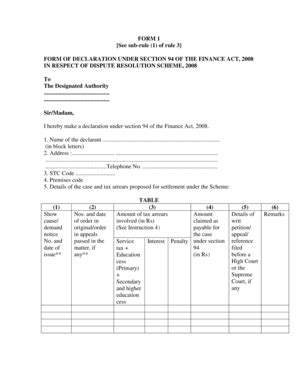 Fillable Online Form See Sub Rule Of Rule Form Of Caalley