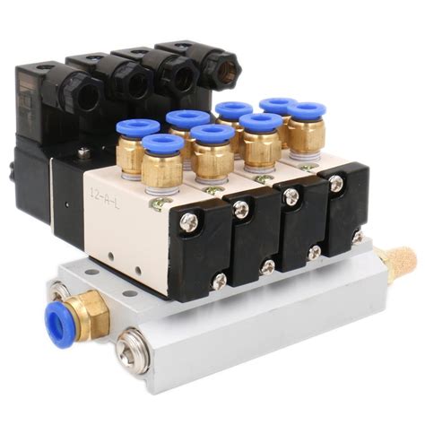 Baomain Solenoid Valve V Dc V Position Way Connected