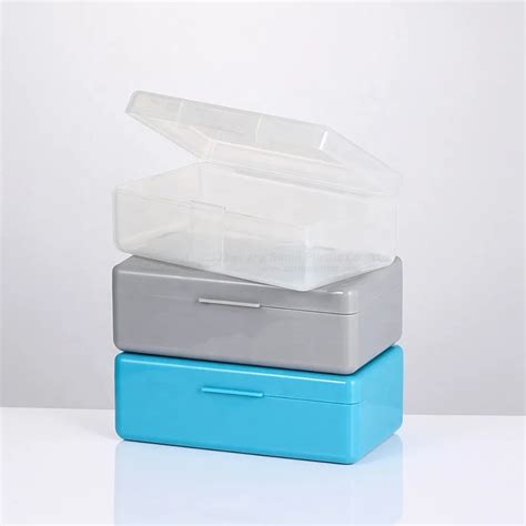 Factory Direct Plastic Packaging Box Small Hinged Plastic Box With