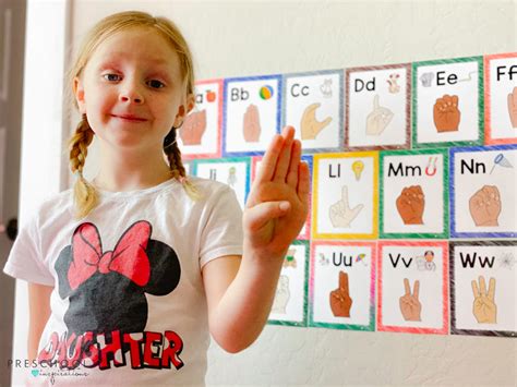 ASL Alphabet Posters – Preschool Inspirations