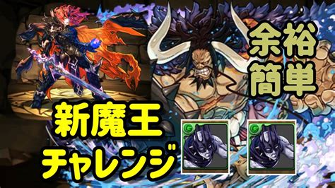 裏魔廊 対応 パズドラ 新魔王チャレンジ 裏魔廊の支配者 裏魔王 超重力 Puzzleanddragon Pad Youtube