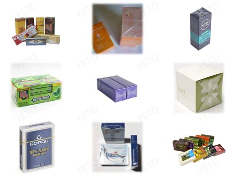 Semi Automatic Perfume Box Overwrapping Cellophane Plastic Cosmetic