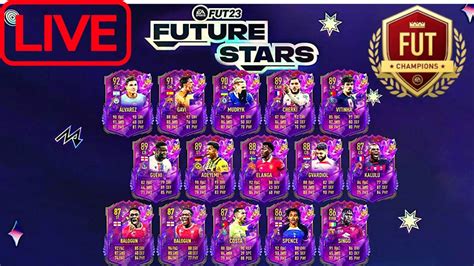 Live FIFA 23 Future Stars Promo Live 6pm Content Live FUT