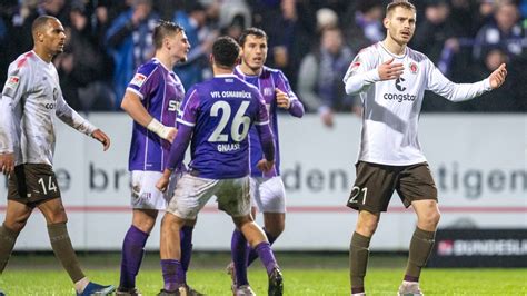 Osnabrück Kämpft Bis Zum Umfallen Fc St Pauli Lässt Punkte Liegen