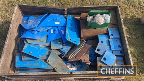 Qty Of Lemken Plough Wear Parts Inc Wings Shins Landslides And Bolt