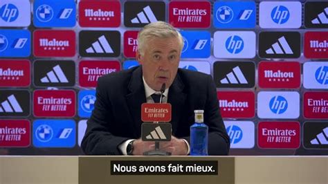 Real Madrid Ancelotti Ce n était pas très compliqué d être