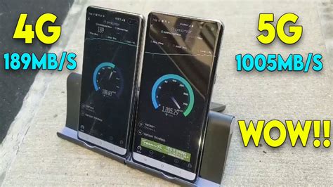 4G Vs 5G Speed Test - Upload & Download Speed Test 5G vs 4G - YouTube