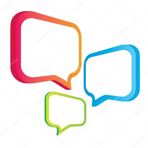 Speech Bubbles Stock Vector By Korobovaok 10424830