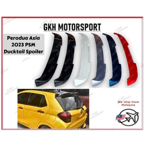 Perodua Axia Oem Spoiler Ducktail Spoiler Psm Duck Tail Rear