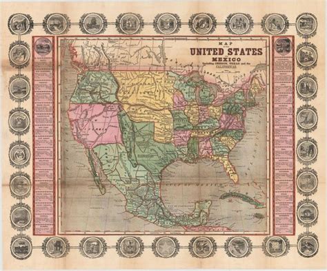 Old World Auctions Auction 145 Lot 317 Map Of The United States