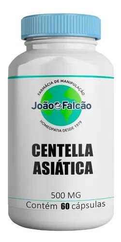 Centella Asiática 500mg 60 Cápsulas Mercadolivre