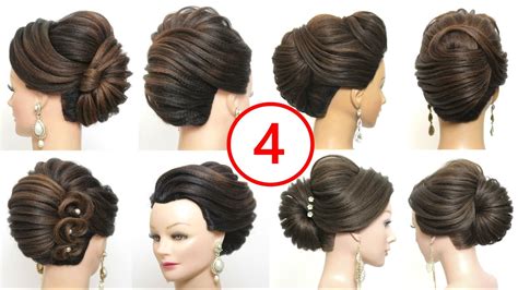 4 Big French Bun Hairstyles With New Trick Simple French Roll