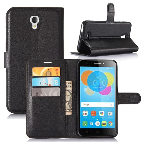 YINGHUI For Alcatel Pixi 4 5 5 5012G 5012F Phone Case Flip PU Leather