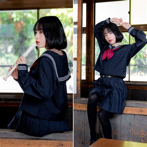 りすにぃ♂📷🐿 On Twitter 🍎りんご🍎さん Rrringo 0221 ポートレート ポートレート撮影 リコーダー 制服 学校 学校ポートレート セーラー服